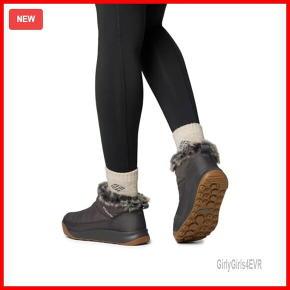 Buy Columbia Women Quilted Faux Fur Insulated Booties with OMNI-HEAT Tech for Outdoor Traction